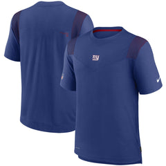 New York Giants Sideline Player UV Performance T-Shirt Royal