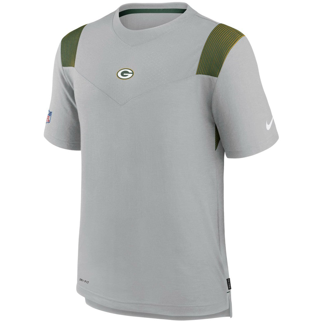 Green Bay Packers Sideline Player UV Performance T-Shirt Gray