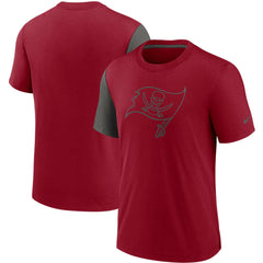 Tampa Bay Buccaneers Pop Performance T-Shirt Red/Pewter