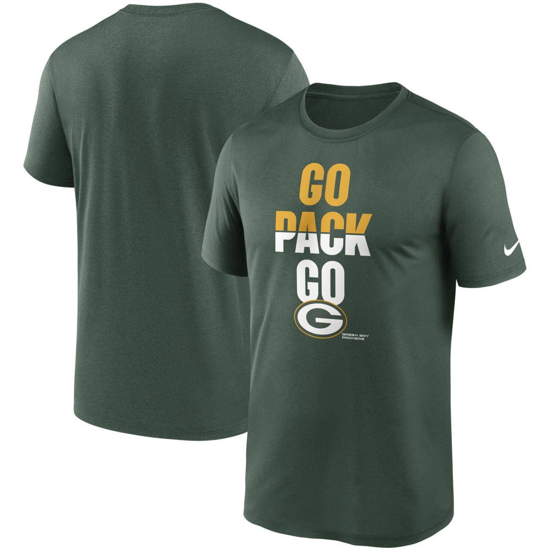 Green Bay Packers Legend Local Phrase Performance T-Shirt Green