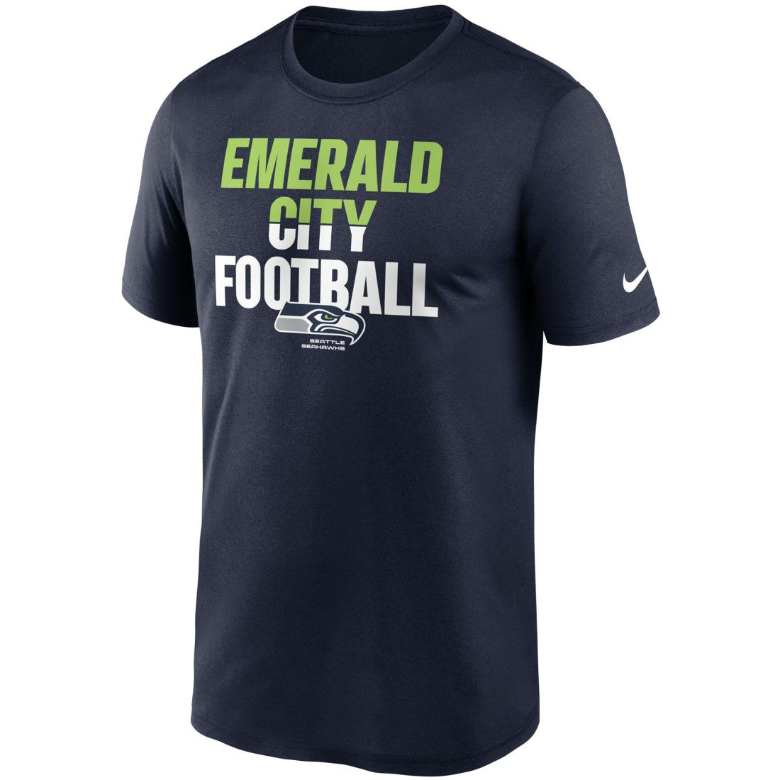 Seattle Seahawks Legend Local Phrase Performance T-Shirt College Navy