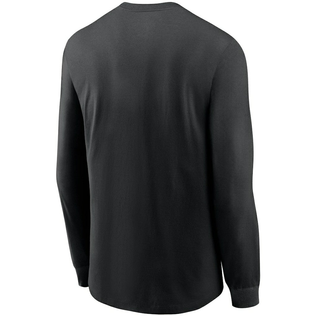 New Orleans Saints Primary Logo Long Sleeve T-Shirt Black