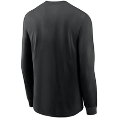 New Orleans Saints Primary Logo Long Sleeve T-Shirt Black