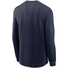 Seattle Seahawks Primary Logo Long Sleeve T-Shirt College Navy