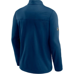 NHL Seattle Kraken Fanatics Authentic Pro Travel and Training Quarter-Zip Jacket - Deep Sea Blue
