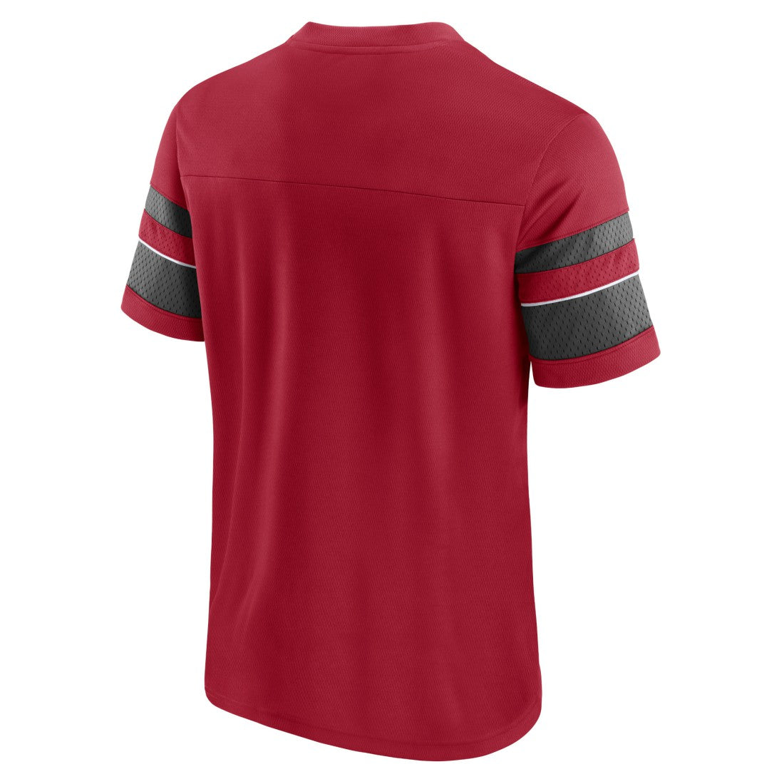Tampa Bay Buccaneers Textured Hashmark V-Neck T-Shirt Red