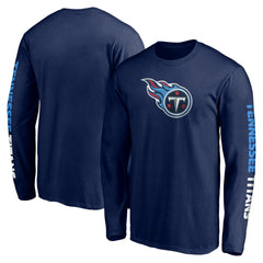 Tennessee Titans Front Runner Long Sleeve T-Shirt Navy