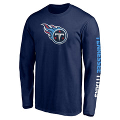 Tennessee Titans Front Runner Long Sleeve T-Shirt Navy