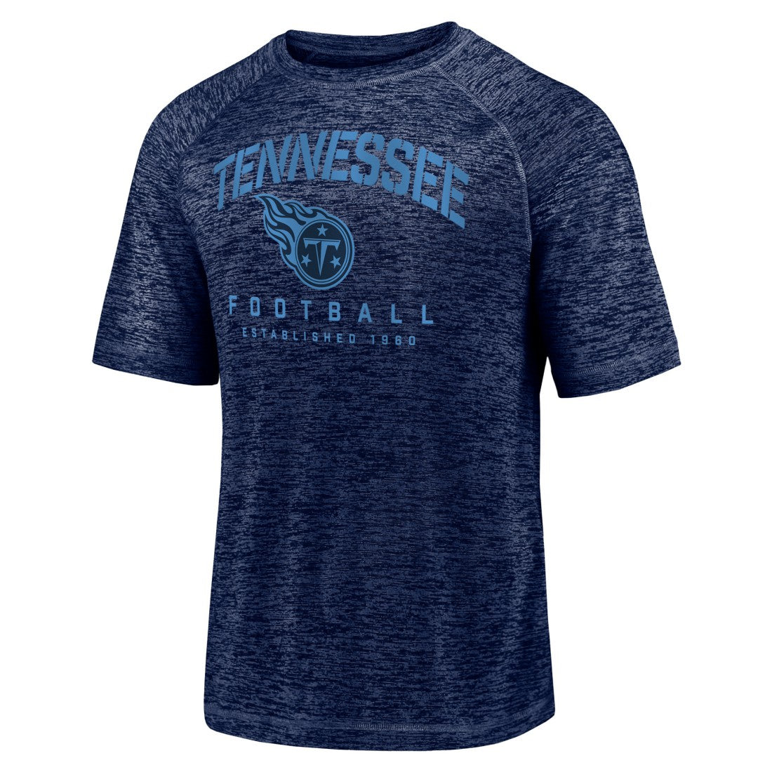 Tennessee Titans Shade Battle Ready Raglan Space-Dye T-Shirt Navy