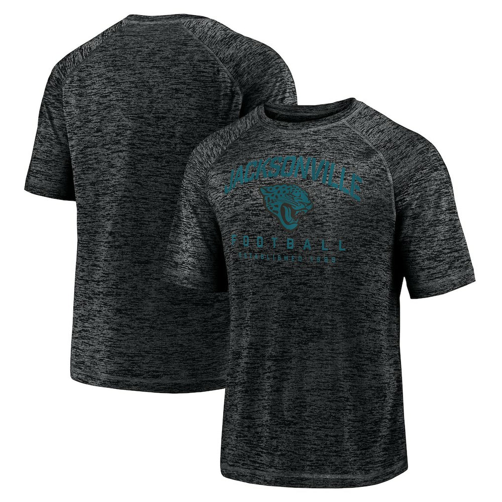 Jacksonville Jaguars Shade Battle Ready Raglan Space-Dye T-Shirt Black