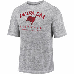 Tampa Bay Buccaneers Shade Battle Ready Raglan Space-Dye T-Shirt Gray