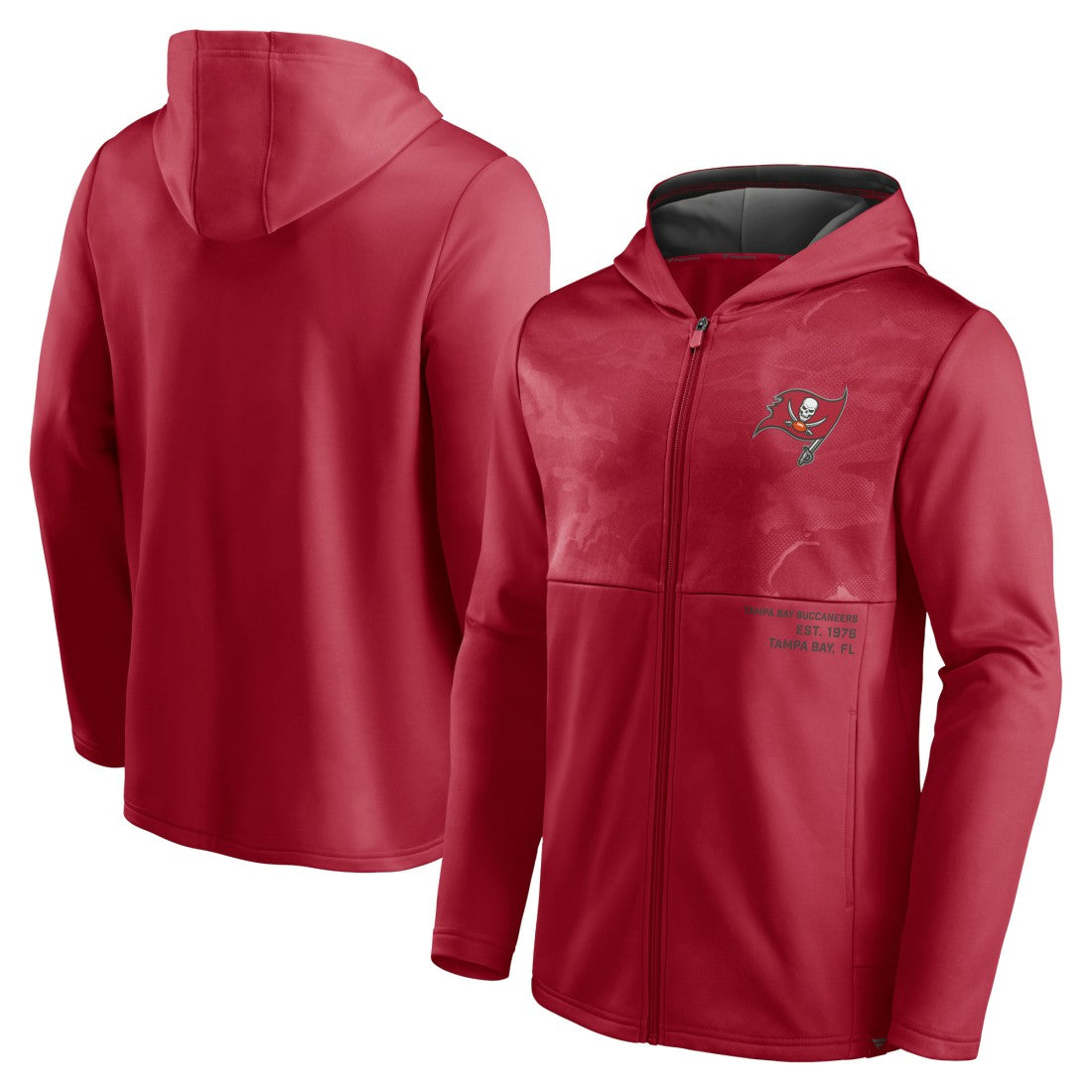 Tampa Bay Buccaneers Defender Full-Zip Hoodie Jacket Red