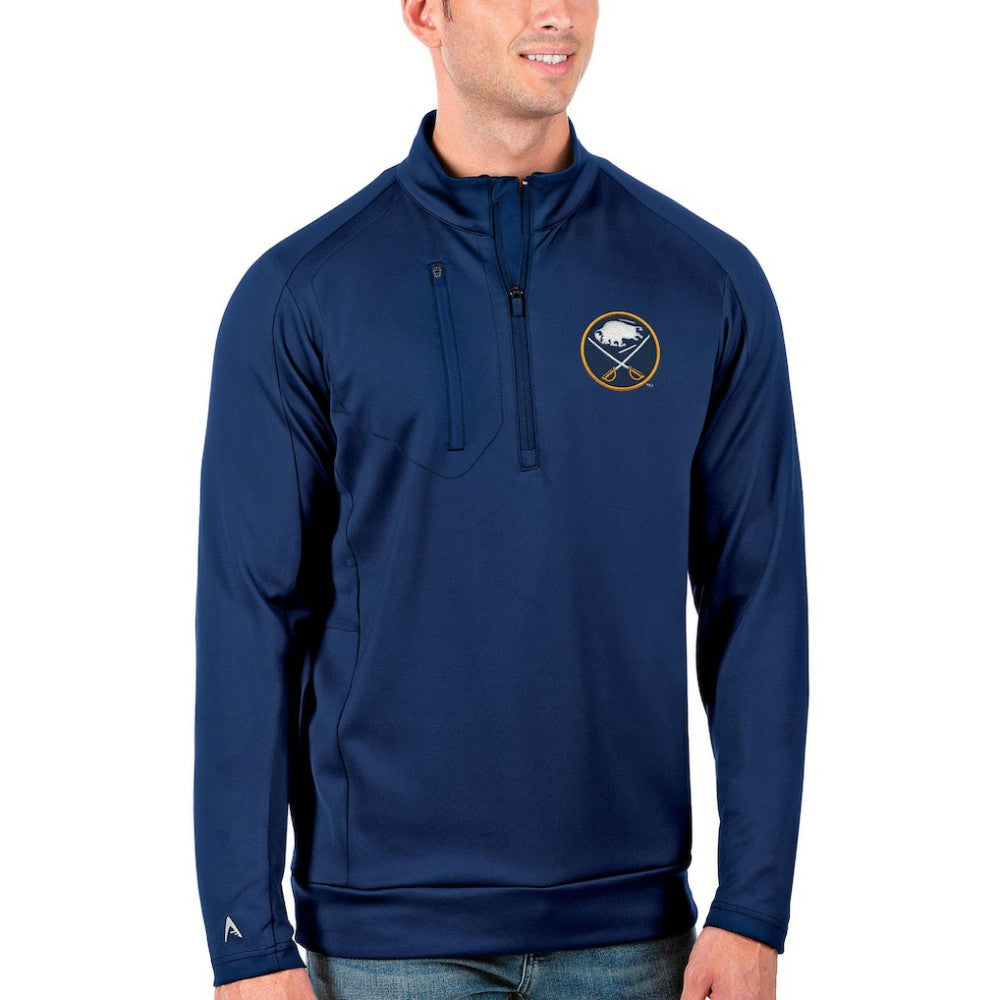 NHL Buffalo Sabres Antigua Generation Quarter-Zip Pullover Jacket - Royal
