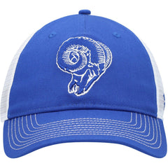 Los Angeles Rams Fundamental Vintage Trucker Unstructured Adjustable Hat Royal/White