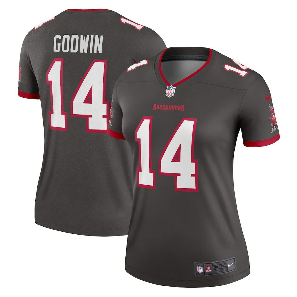 Chris Godwin Tampa Bay Buccaneers Women's Alternate Legend Player Performance Top Pewter