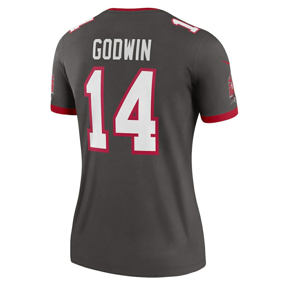 Chris Godwin Tampa Bay Buccaneers Women's Alternate Legend Player Performance Top Pewter