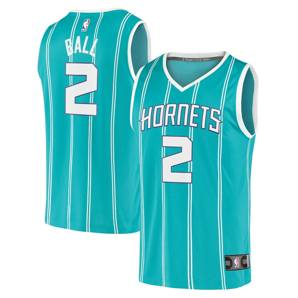 LaMelo Ball Charlotte Hornets Fast Break Replica Jersey Teal Icon Edition