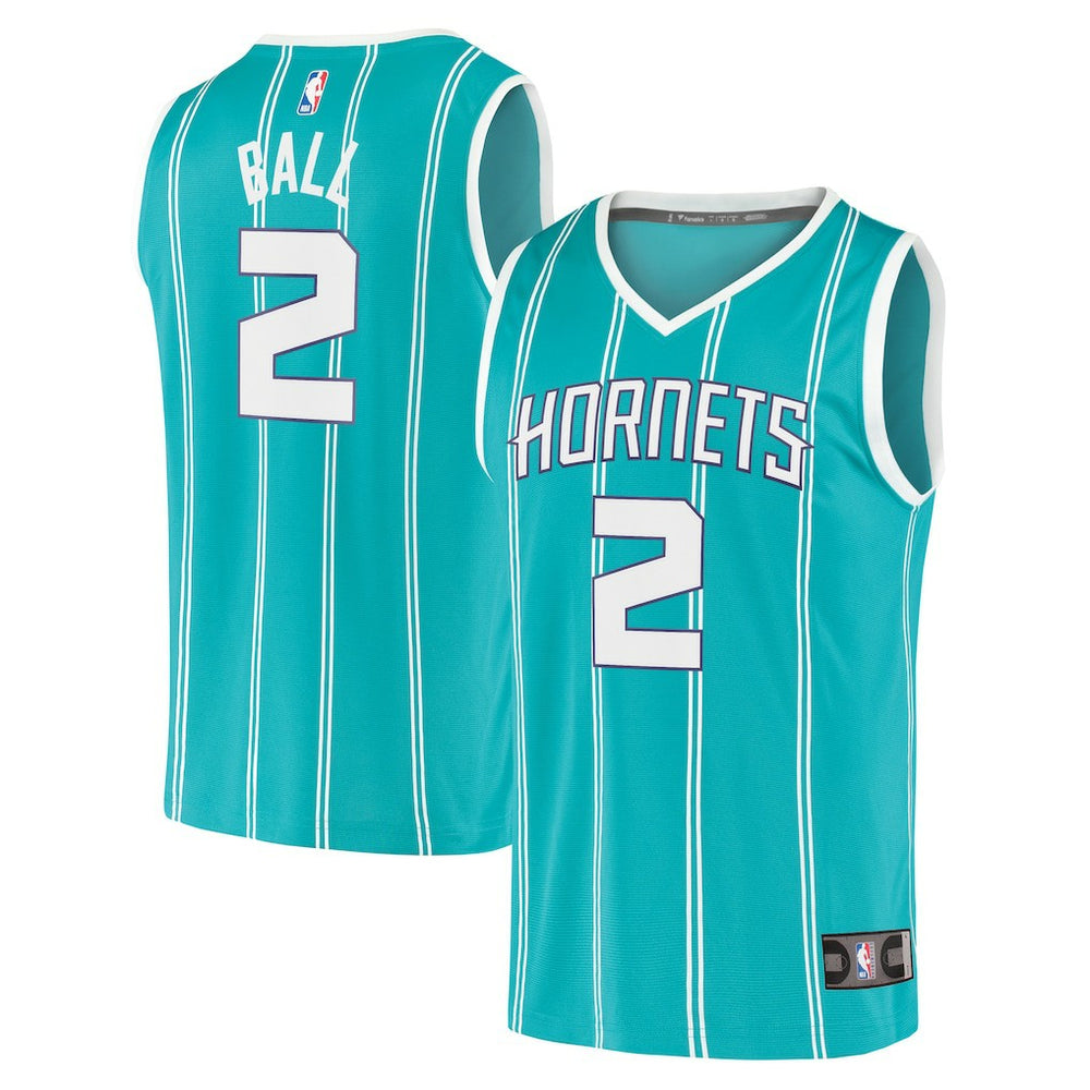 LaMelo Ball Charlotte Hornets Fast Break Replica Jersey Teal Icon Edition