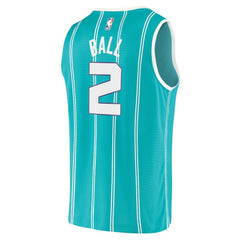 LaMelo Ball Charlotte Hornets Fast Break Replica Jersey Teal Icon Edition