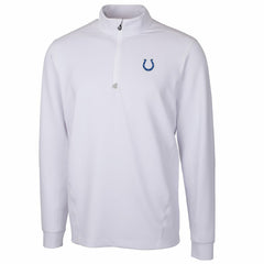 Indianapolis Colts Cutter & Buck Traverse Quarter-Zip Pullover Jacket White