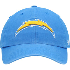 Los Angeles Chargers '47 Clean Up Primary Logo Adjustable Hat Powder Blue