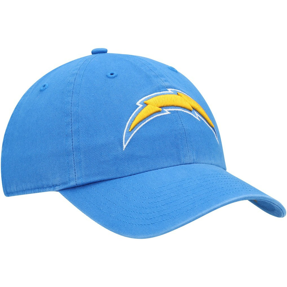 Los Angeles Chargers '47 Clean Up Primary Logo Adjustable Hat Powder Blue
