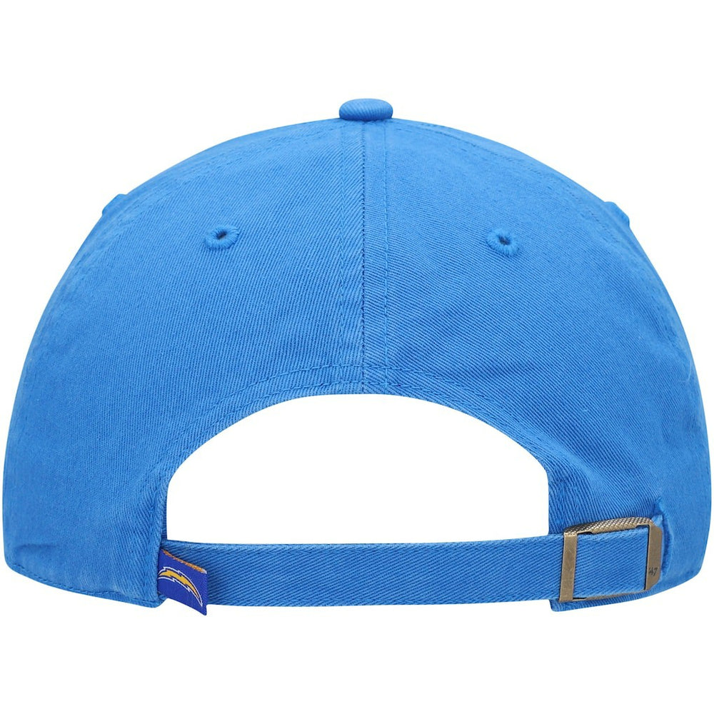 Los Angeles Chargers '47 Clean Up Primary Logo Adjustable Hat Powder Blue
