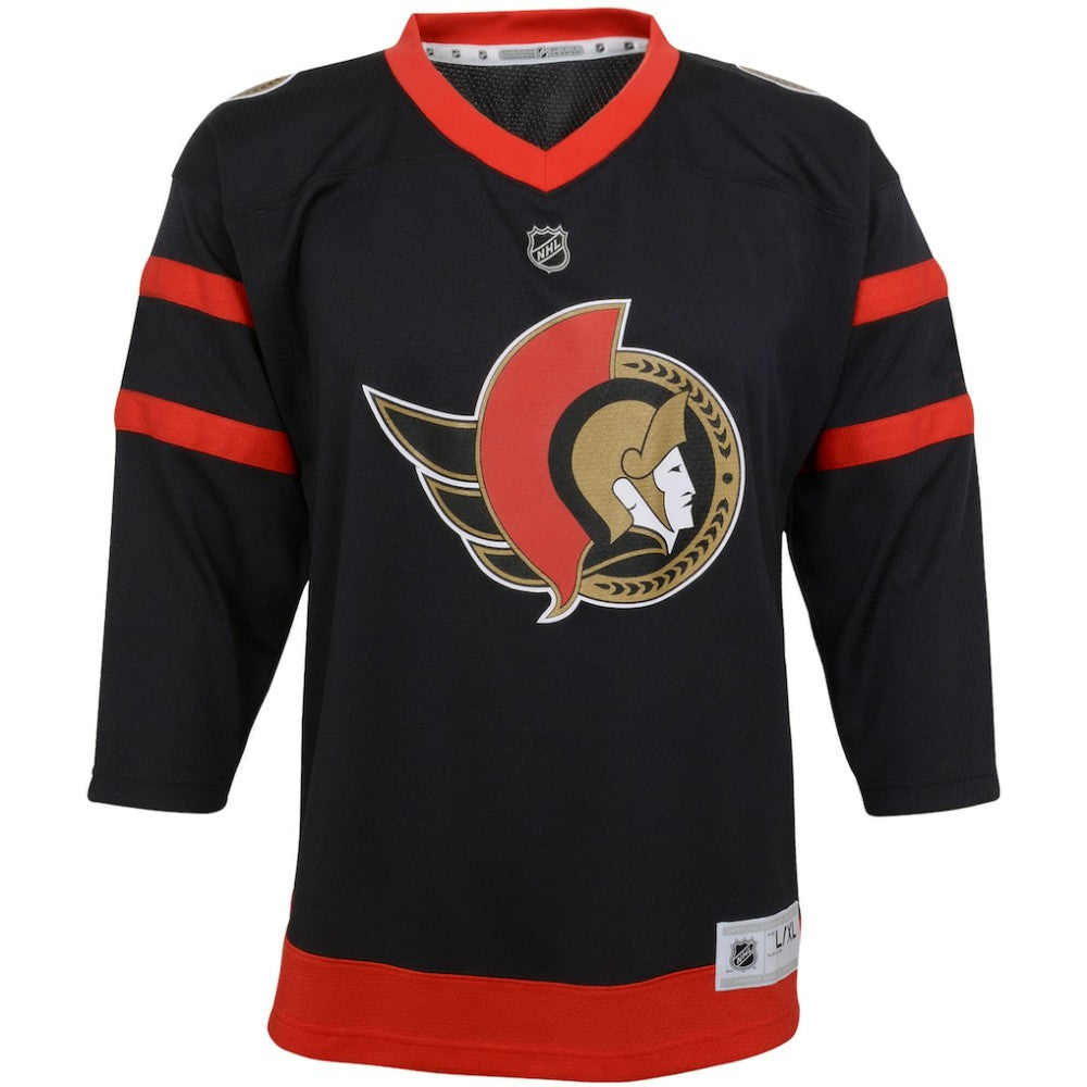 NHL,Custom Ottawa Senators Youth Home Replica Custom Jersey - Black