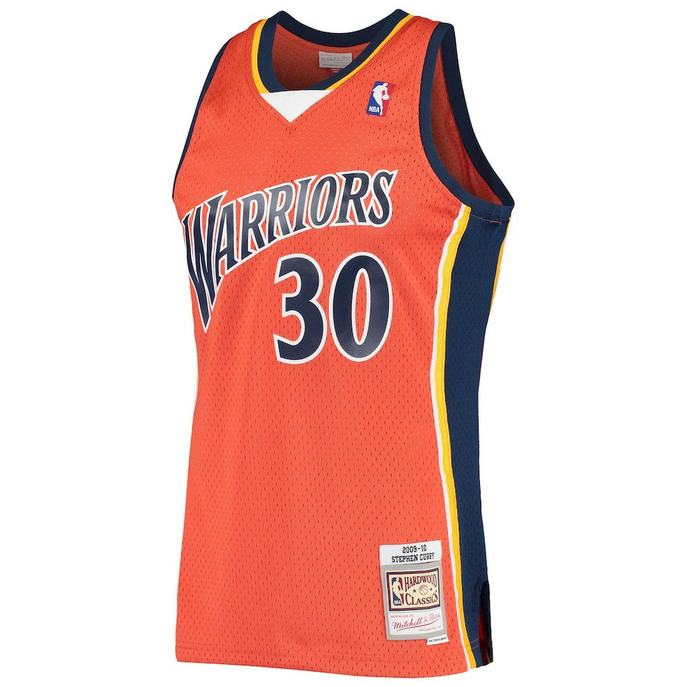 Stephen Curry Golden State Warriors Hardwood Classics Swingman Jersey Orange