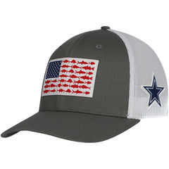 Dallas Cowboys PFG Fish Flag Flex Hat Gray