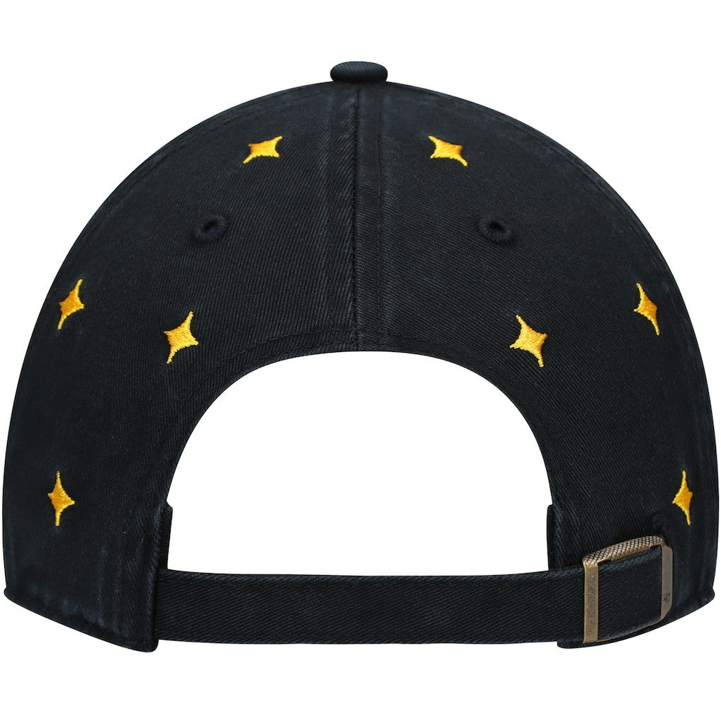 Pittsburgh Steelers '47 Women's Confetti Clean Up Adjustable Hat Black/Gold
