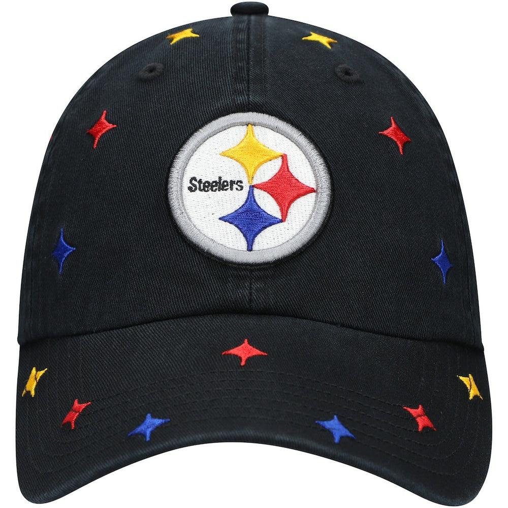Pittsburgh Steelers '47 Women's Multi Confetti Clean Up Adjustable Hat Black