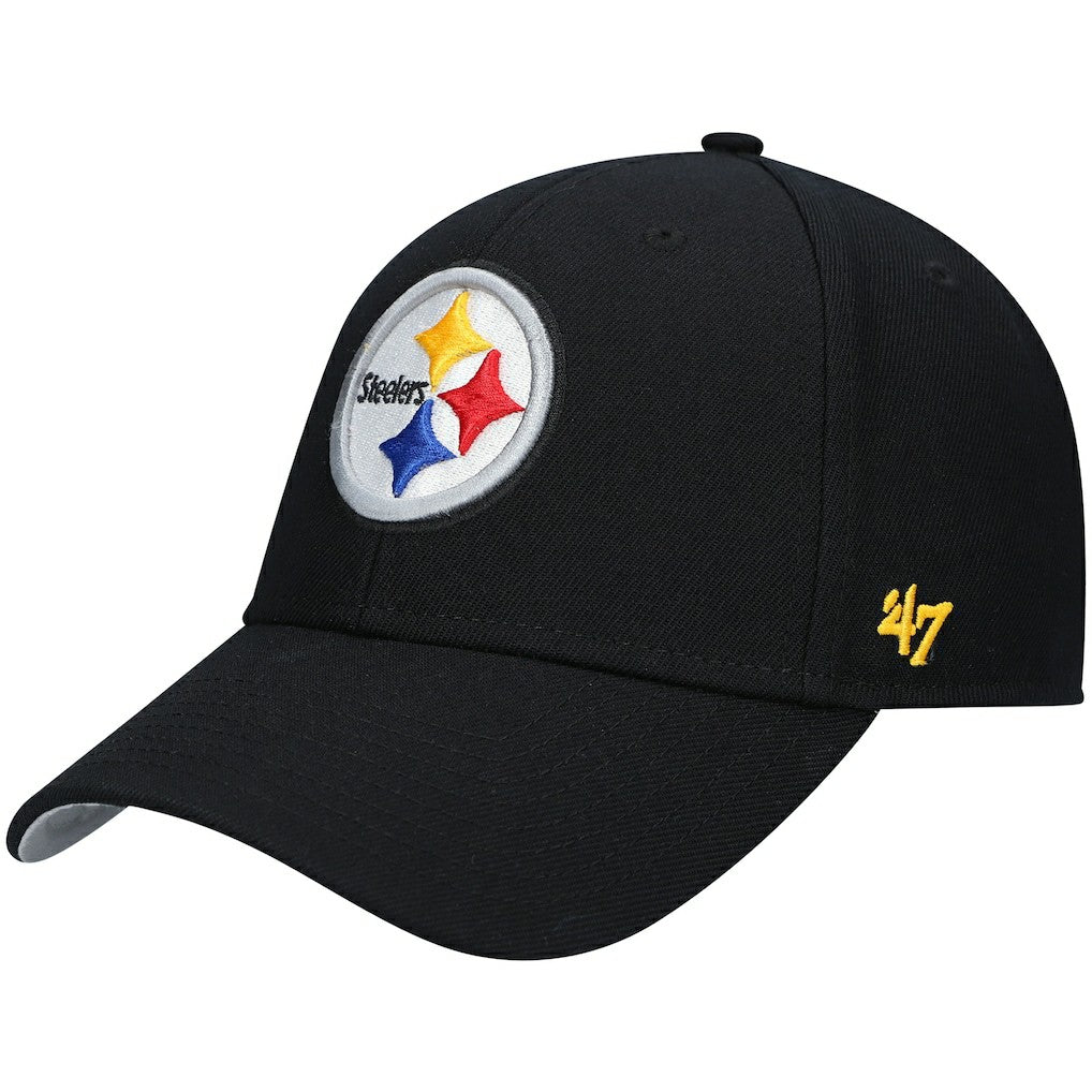 Pittsburgh Steelers '47 MVP Adjustable Hat Black