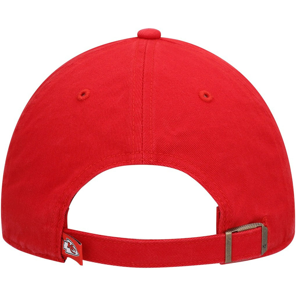 Kansas City Chiefs '47 Clean Up Script Adjustable Hat Red