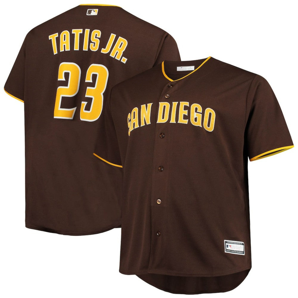 Fernando Tatis Jr. San Diego Padres Big & Tall Replica Player Jersey - Brown Jerseys