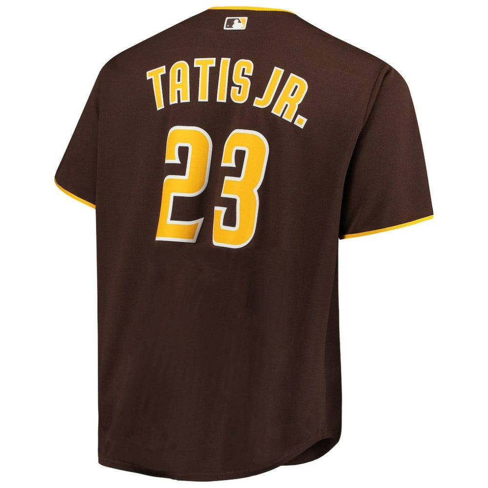 Fernando Tatis Jr. San Diego Padres Big & Tall Replica Player Jersey - Brown Jerseys