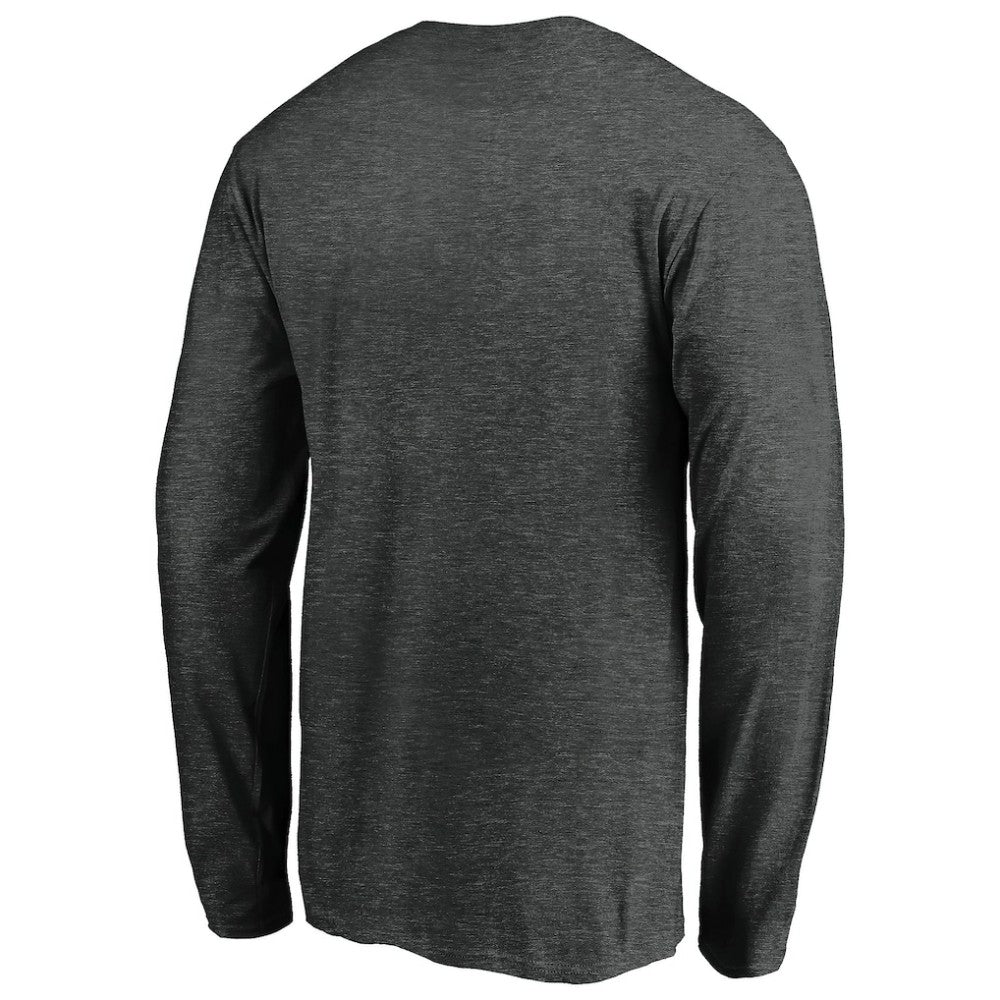 Chicago White Sox Cooperstown Collection Huntington Logo Long Sleeve T-Shirt - Charcoal T-shirts