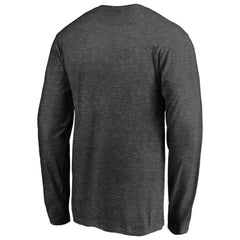 Detroit Tigers Cooperstown Collection Huntington Logo Long Sleeve T-Shirt - Charcoal T-shirts