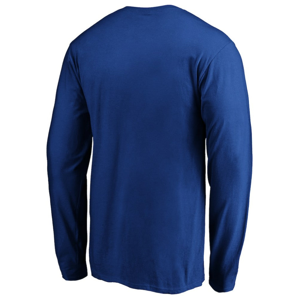 Toronto Blue Jays Cooperstown Collection Huntington Logo Long Sleeve T-Shirt - Royal T-shirts