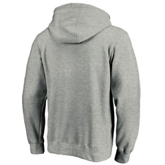 Cincinnati Reds Cooperstown Collection Huntington Logo Fitted Pullover Hoodie - Heather Gray Hoodies