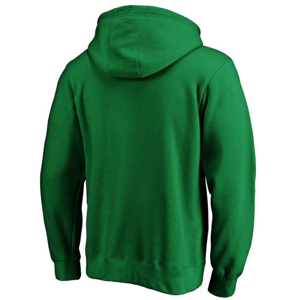 Oakland Athletics Cooperstown Collection Huntington Logo Fitted Pullover Hoodie - Kelly Green Hoodies