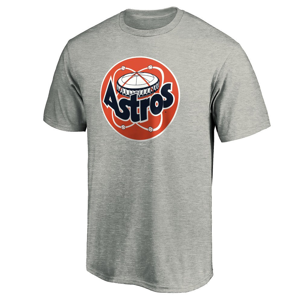 Houston Astros Cooperstown Collection Huntington Logo T-Shirt - Heathered Gray T-shirts