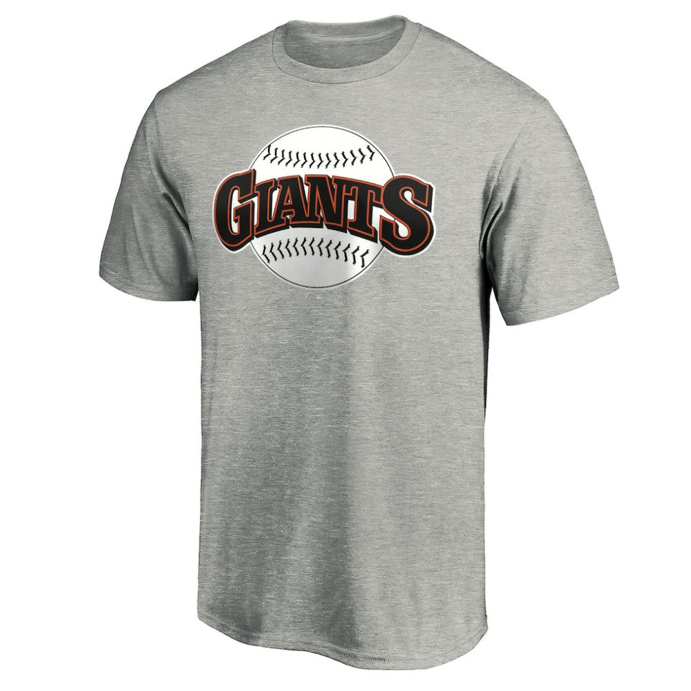 San Francisco Giants Cooperstown Collection Huntington Logo T-Shirt - Heathered Gray T-shirts