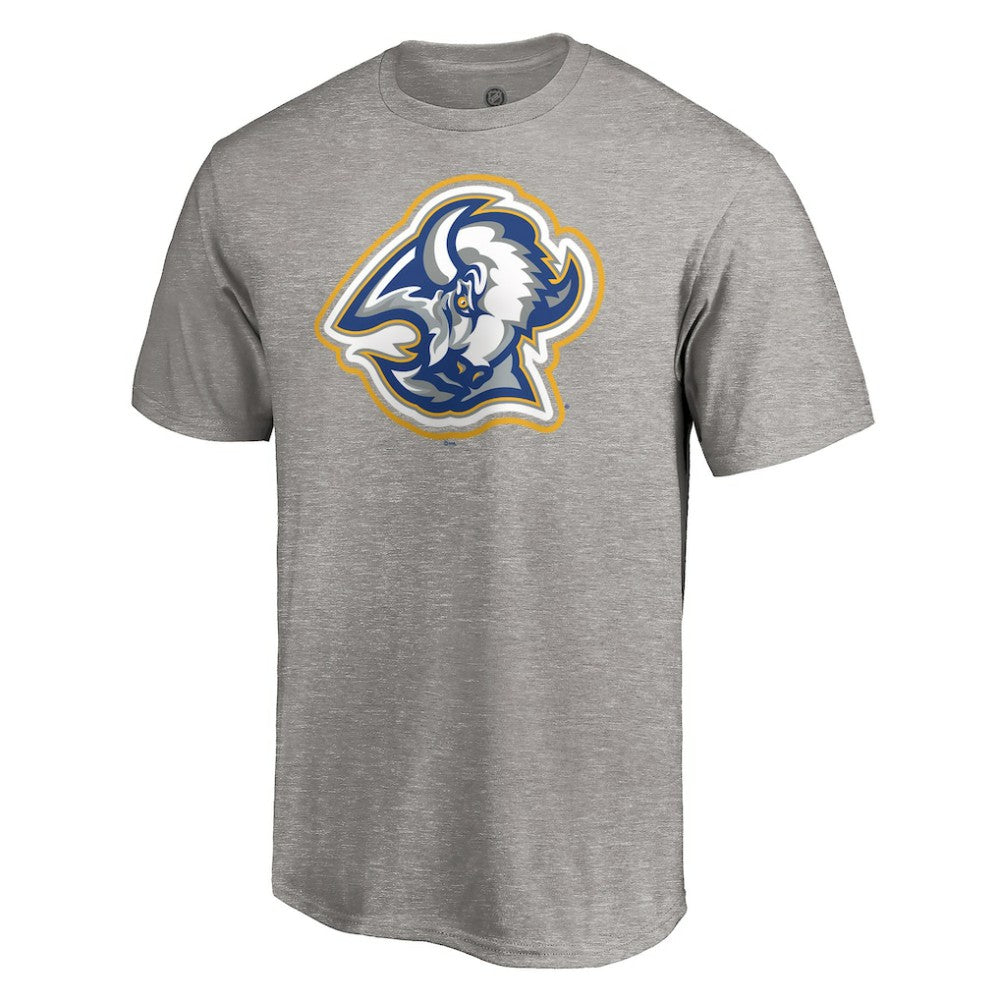 NHL Buffalo Sabres Special Edition Secondary Logo T-Shirt - Heather Gray
