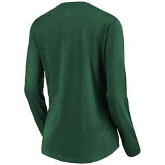 Athletics Women's Core Distressed Team Long Sleeve T-Shirt - Green T-shirts