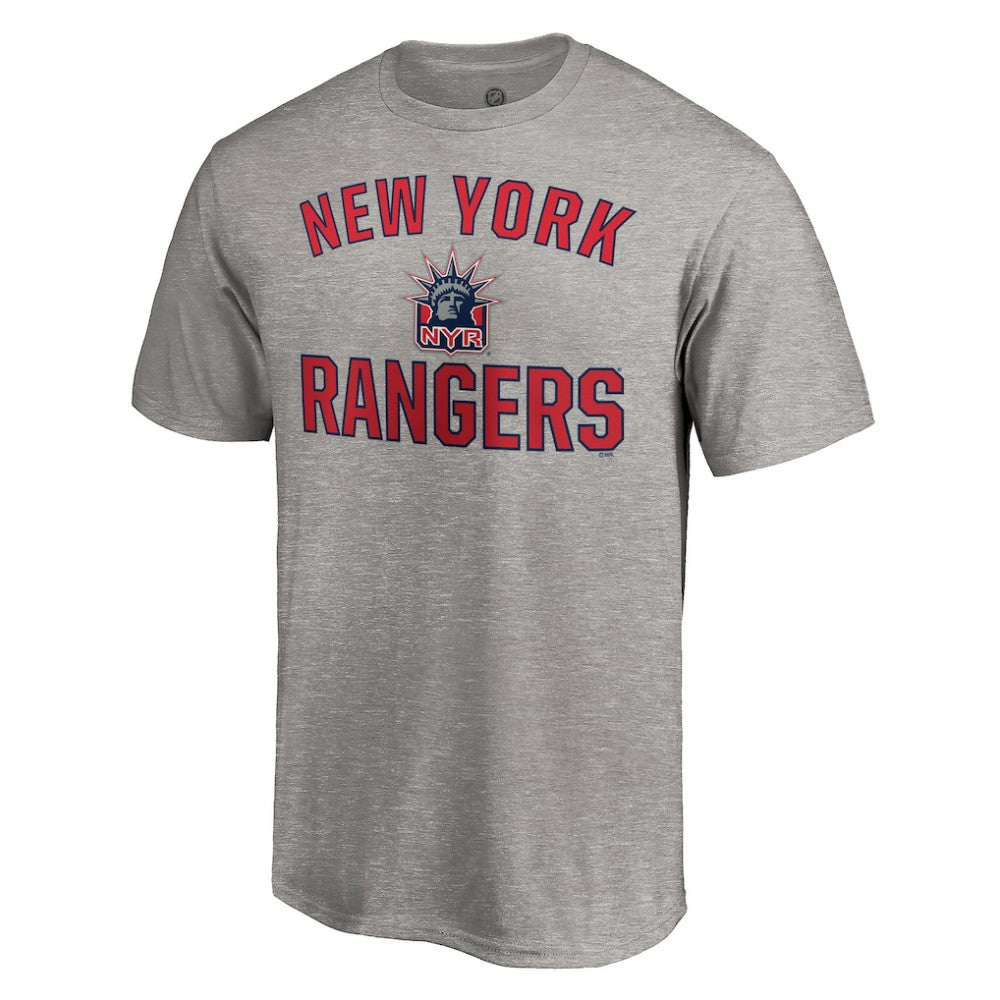 NHL New York Rangers Special Edition Victory Arch T-Shirt - Heather Gray