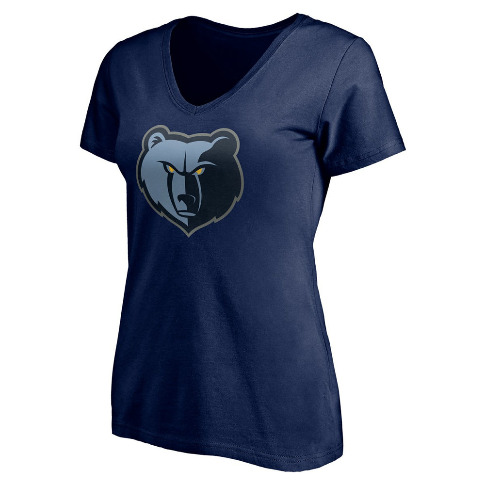 Memphis Grizzlies Women's Playmaker Personalized Name & Number V-Neck T-Shirt Navy
