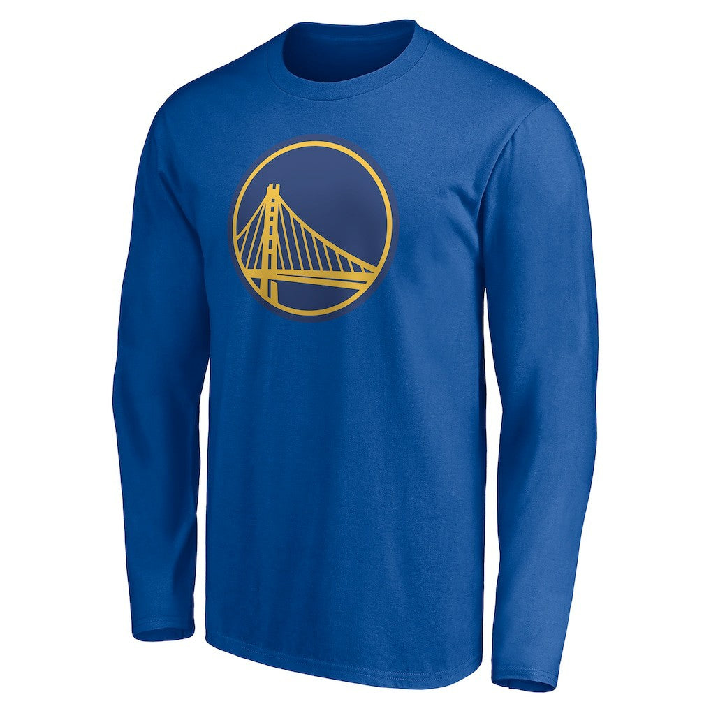 Golden State Warriors Playmaker Personalized Name & Number Long Sleeve T-Shirt Royal