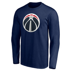 Washington Wizards Playmaker Personalized Name & Number Long Sleeve T-Shirt Navy
