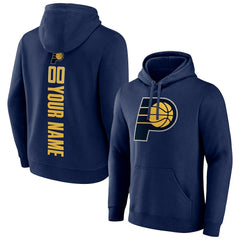 Indiana Pacers Playmaker Personalized Name & Number Pullover Hoodie Navy